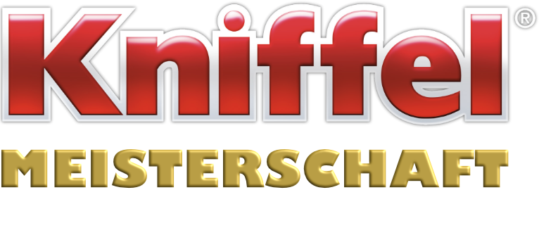 Kniffel Meisterschaft Logo - Clever knobeln - mit Köpfchen